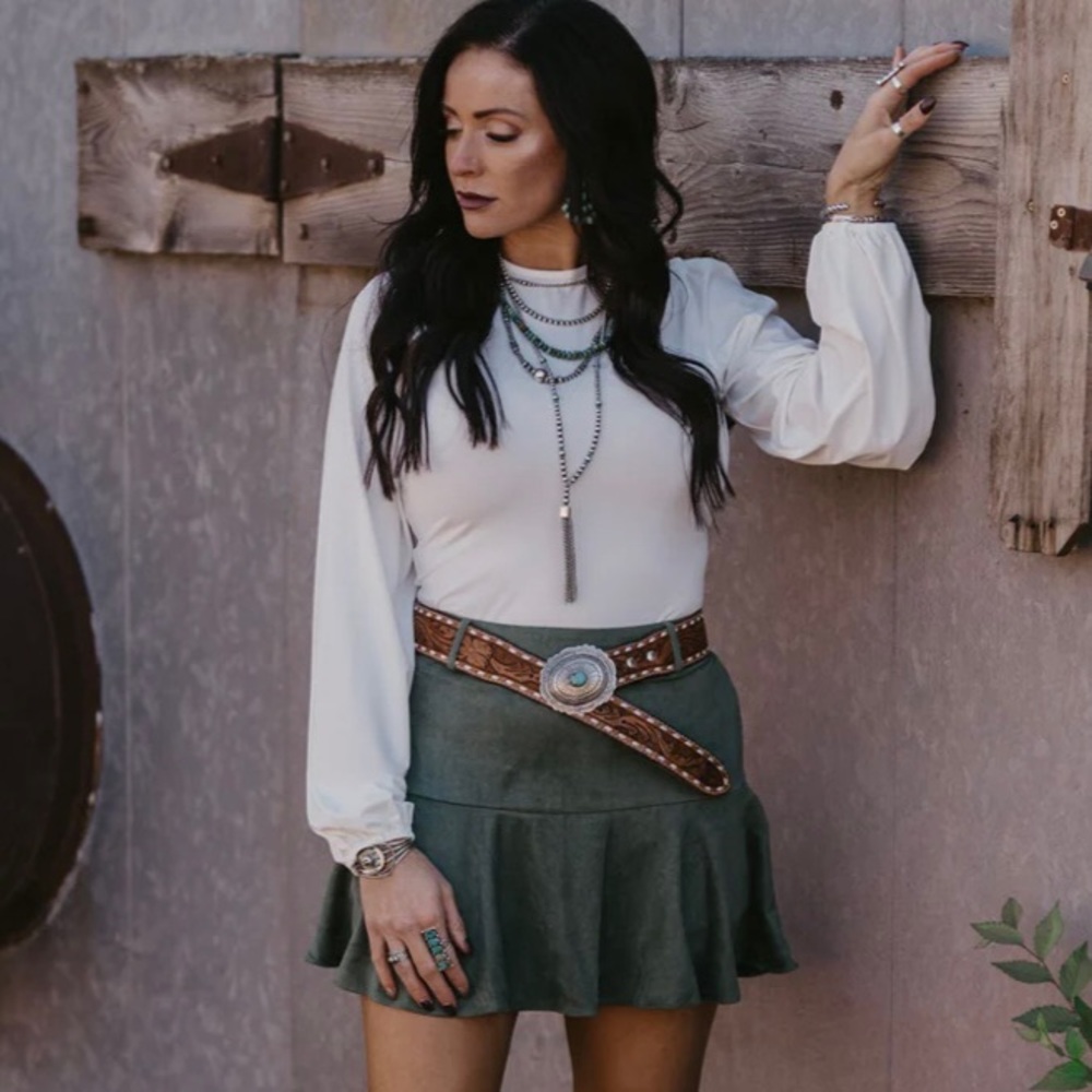 Long sleeve White Body Suit